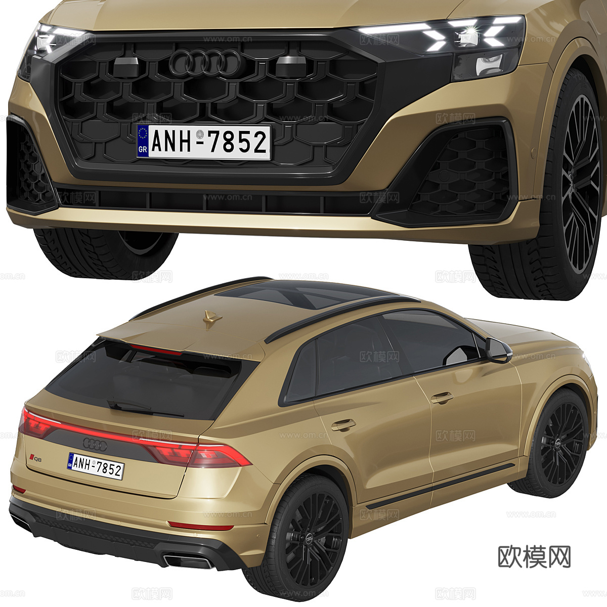 奥迪 Q8 2024 SUV3d模型