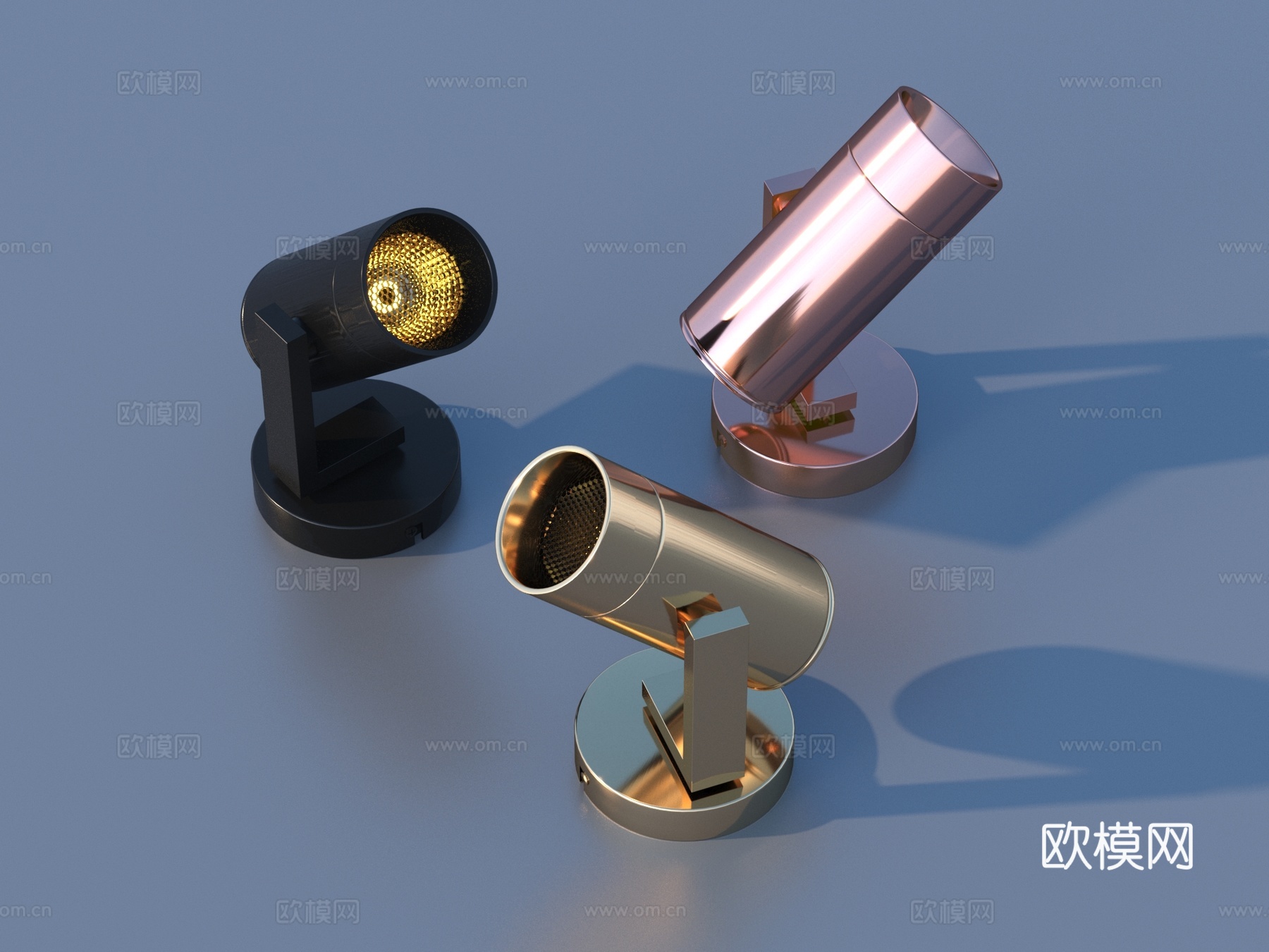 筒灯 射灯3d模型下载