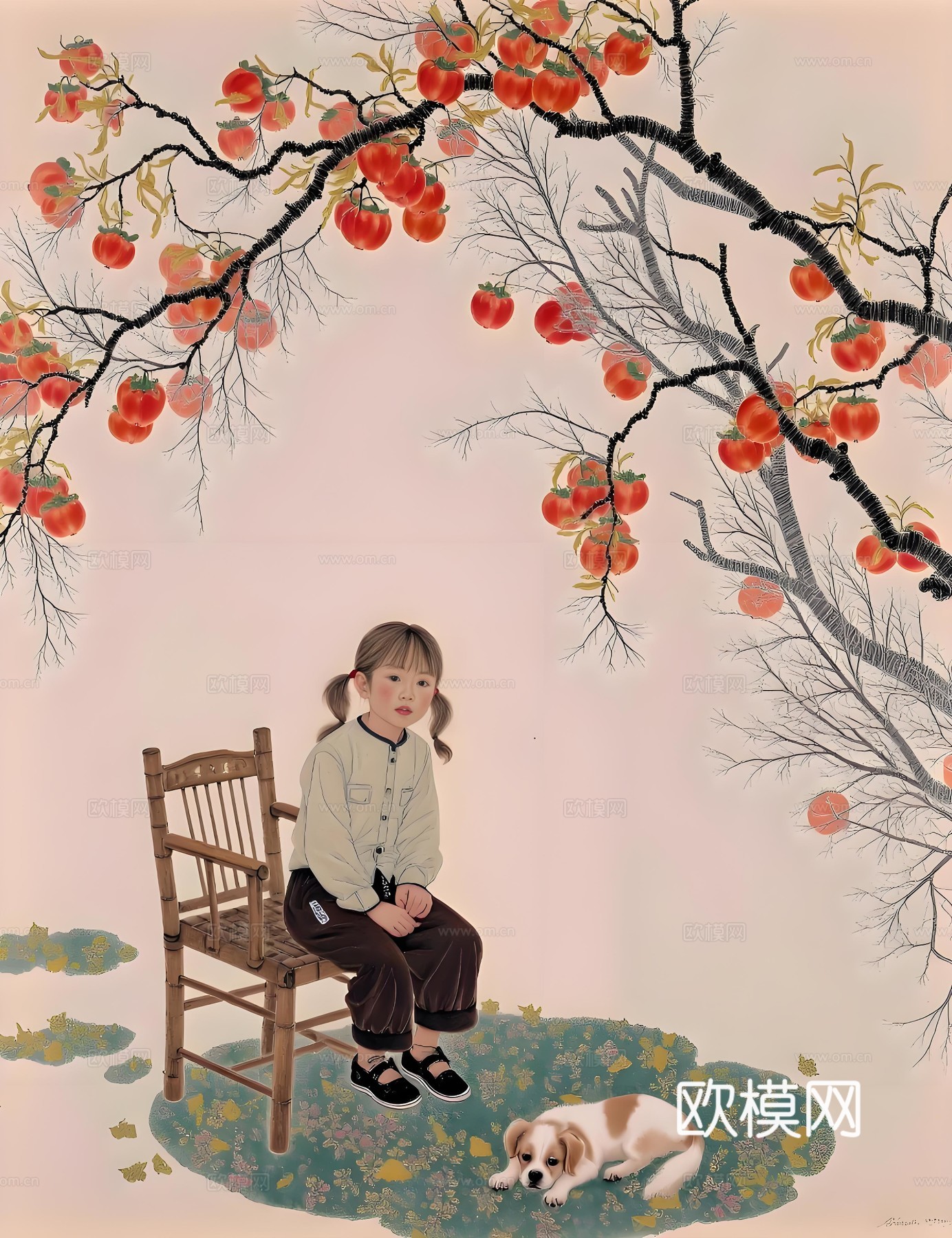 艺术时尚现代挂画下载（渲染图3）