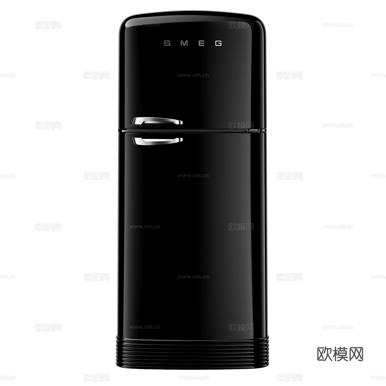 Smeg 现代冰箱 网红冰箱 独立冰箱 单开门冰箱3d模型