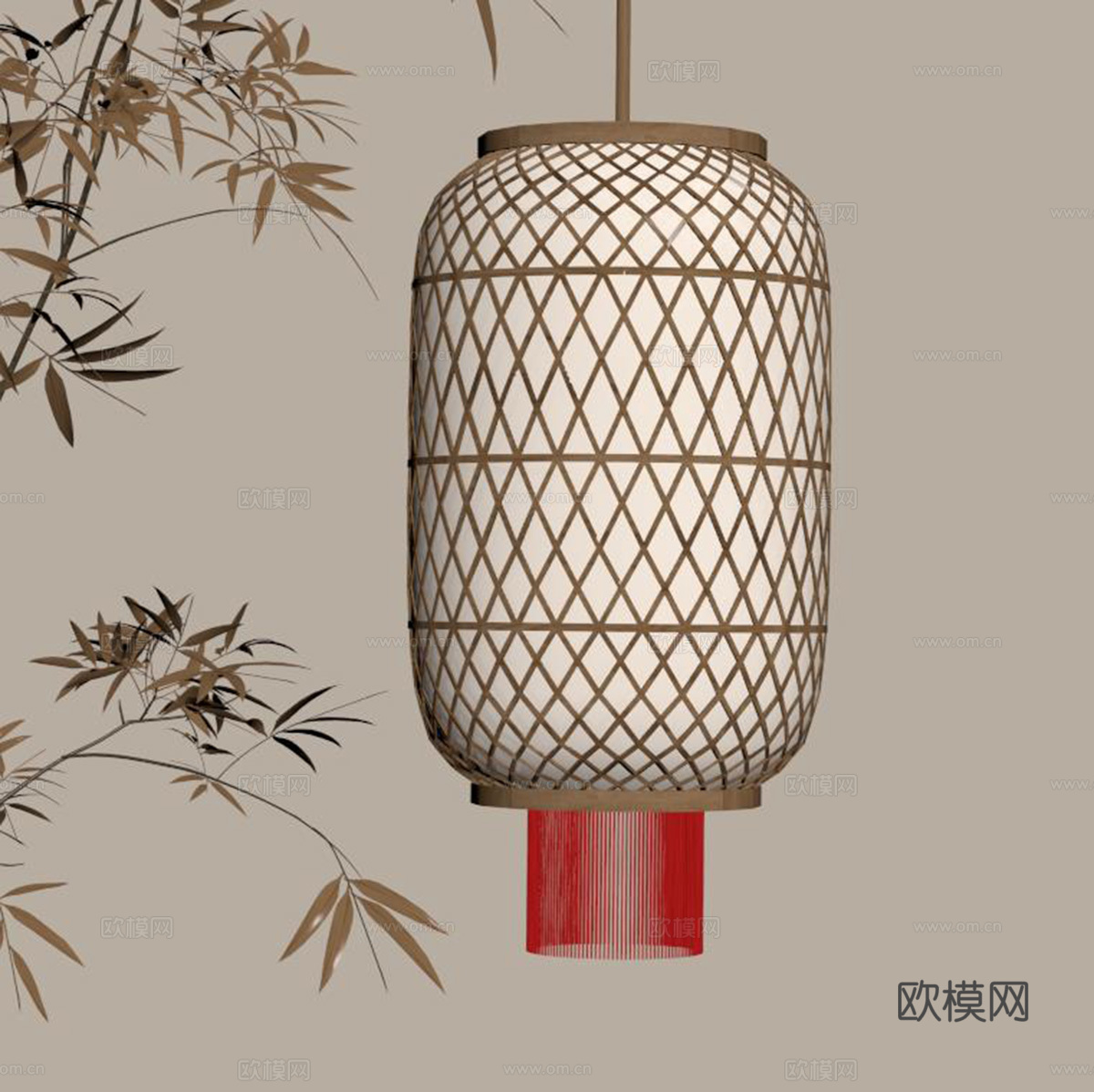 灯笼su模型