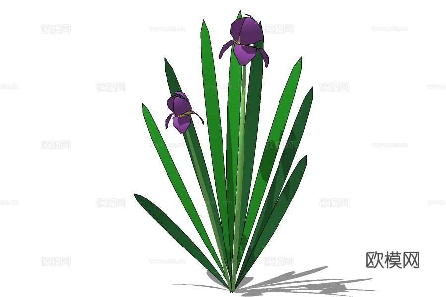 现代绿植花草su模型下载