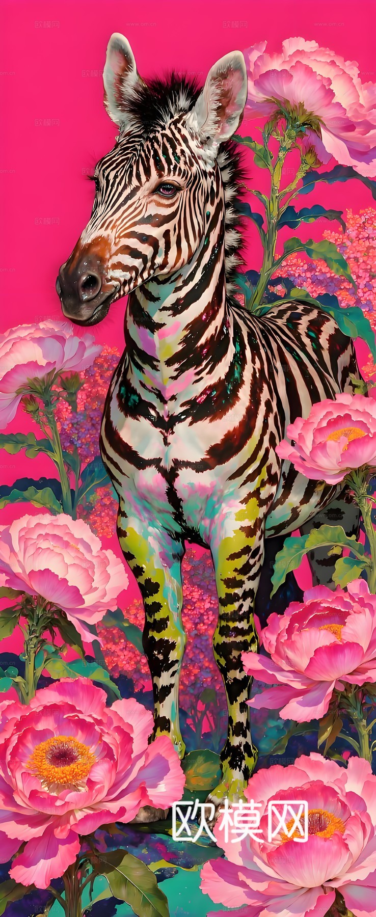 艺术动物挂画