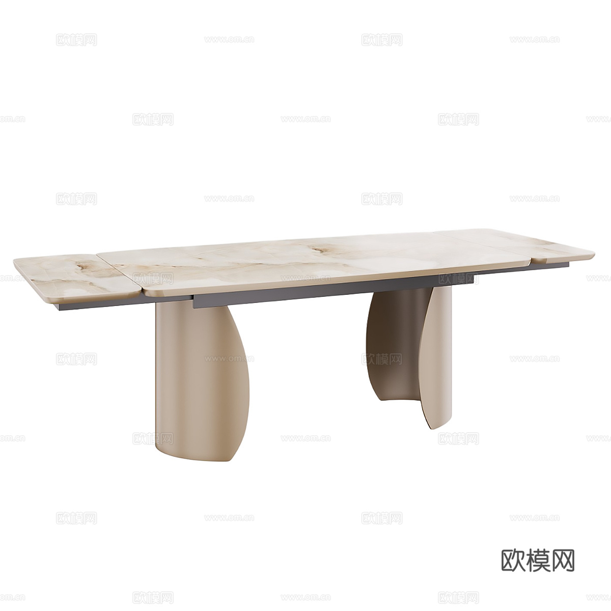 北欧简约餐桌 餐桌 简约餐桌 客厅餐桌 桌子3d模型