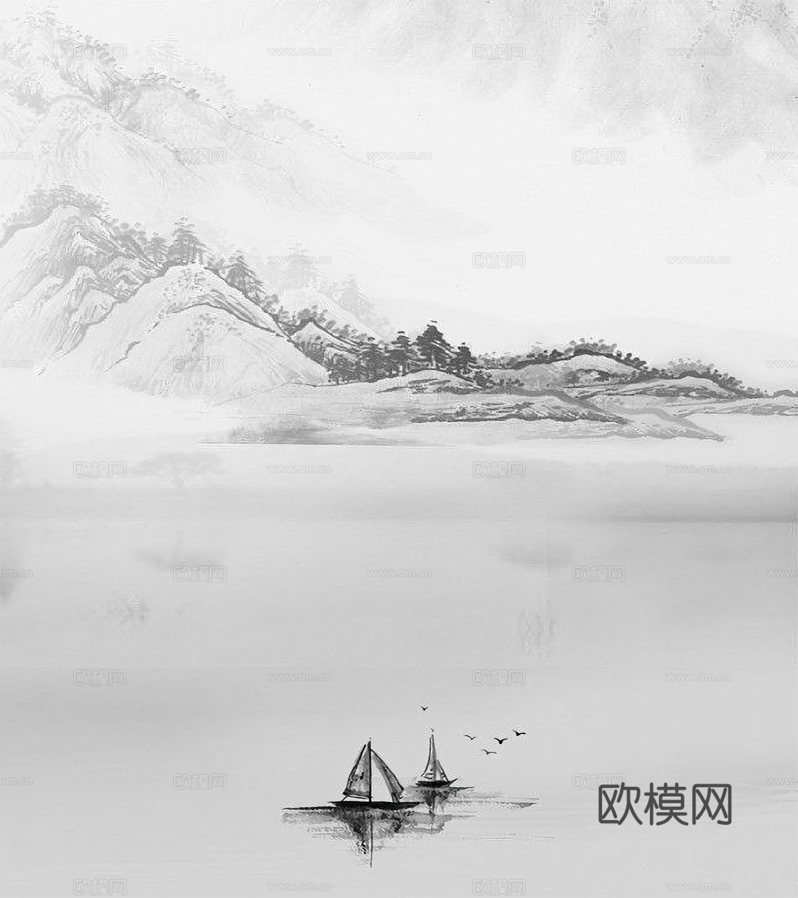山水挂画