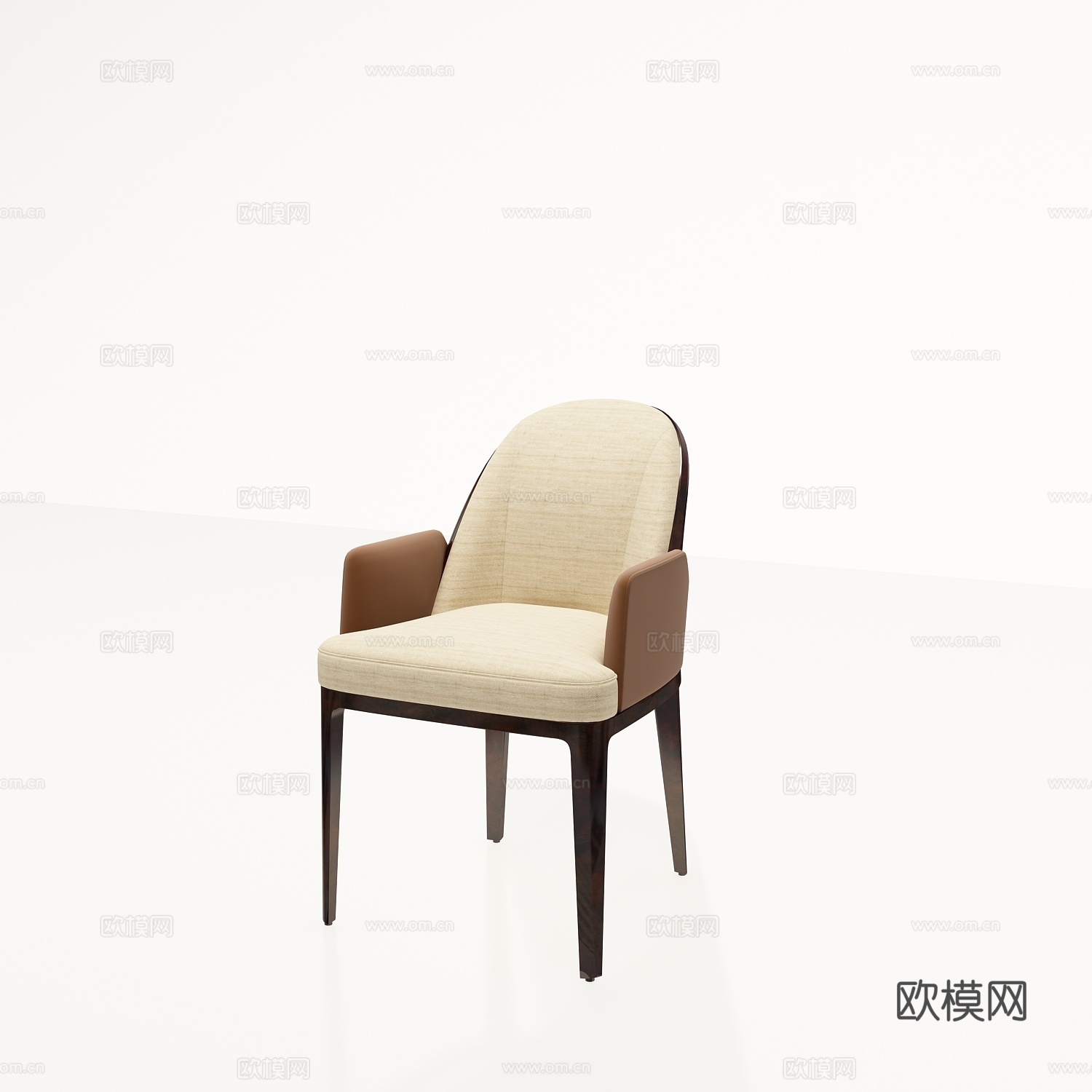 轻奢 欧式 餐椅3d模型