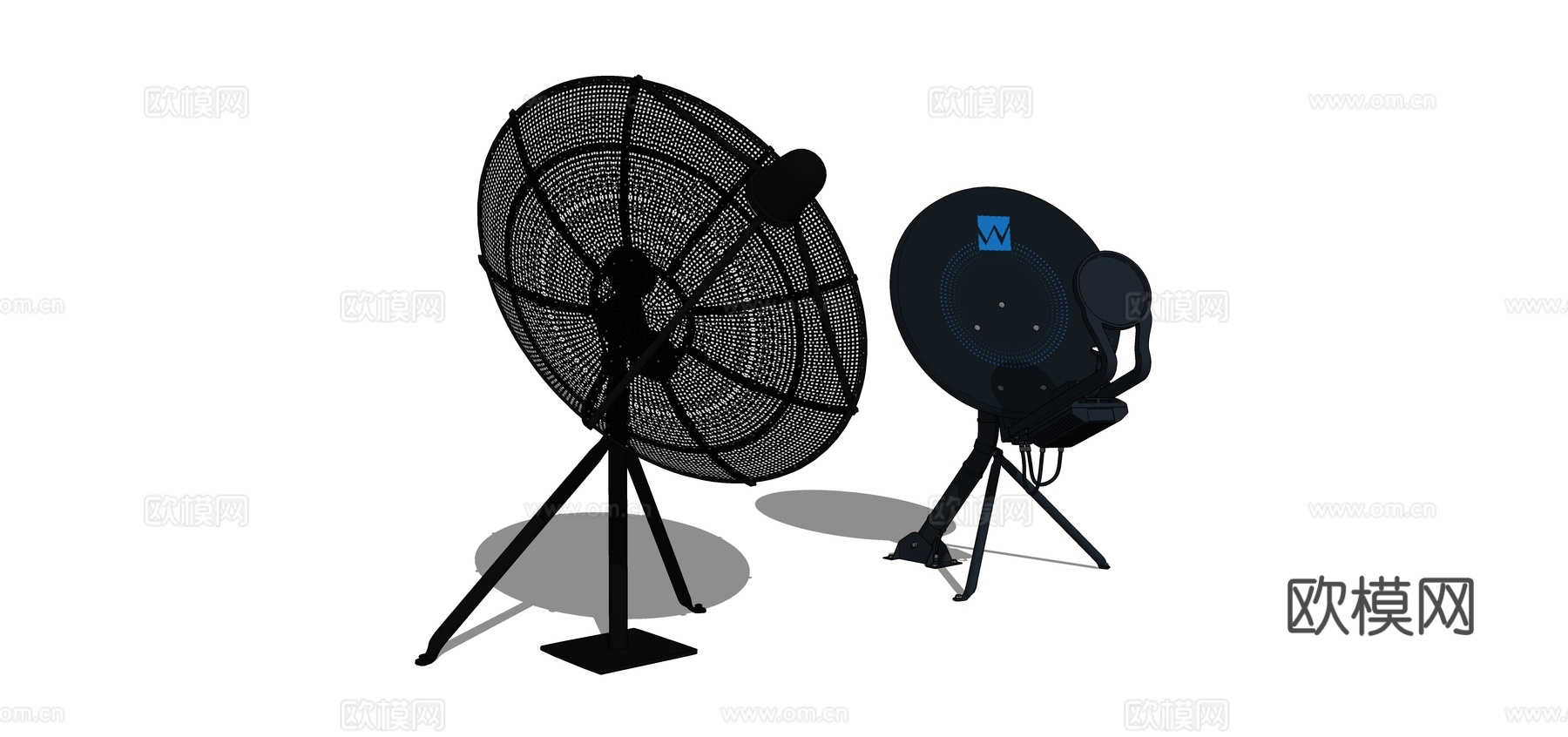 现代卫星接收器su模型下载