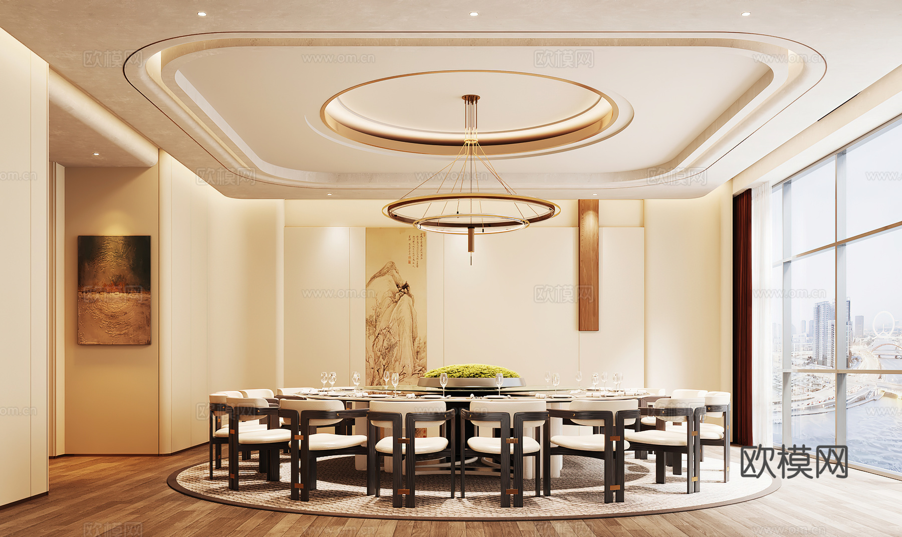 包厢 包间 餐厅包厢 餐饮包间 餐饮包房3d模型