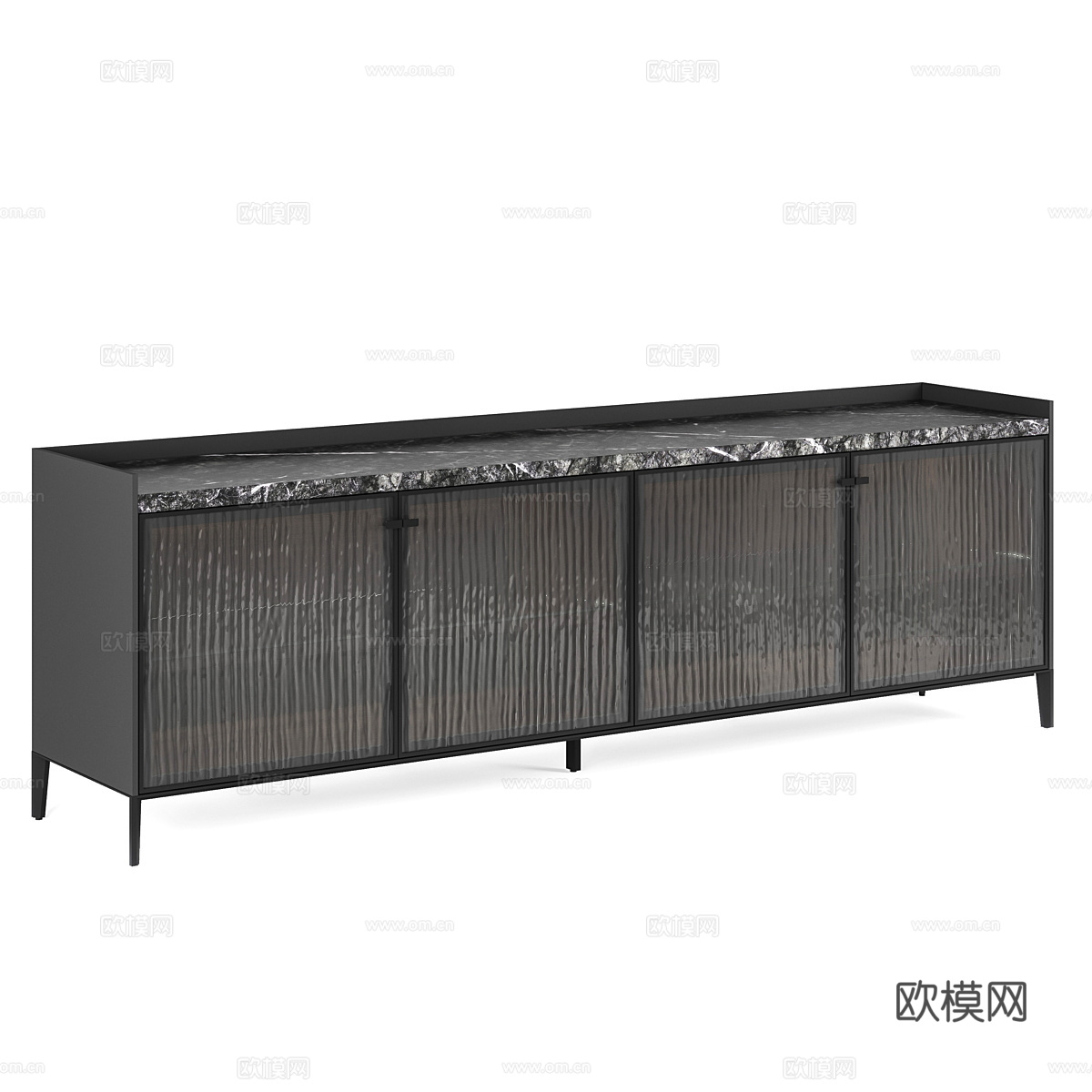 现代简约电视柜 电视柜  简约电视柜 矮柜 装饰柜3d模型
