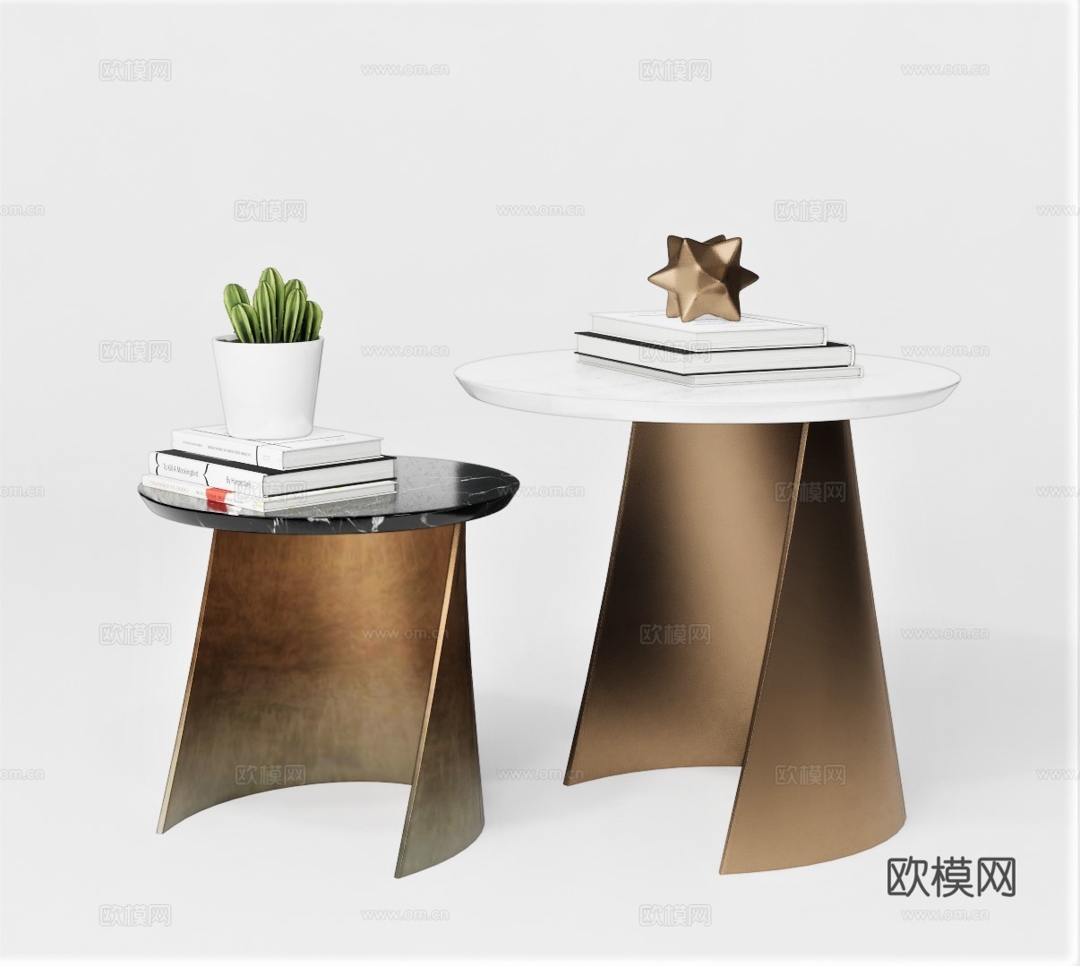 现代金属边几su模型下载