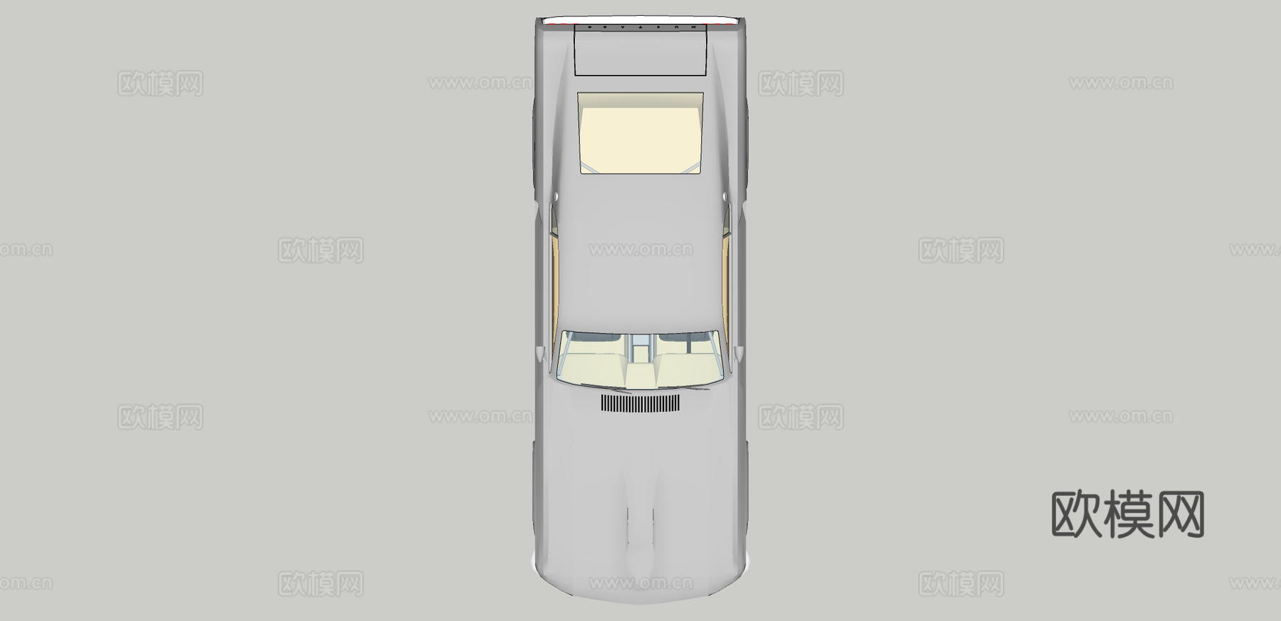 现代福特汽车su模型下载