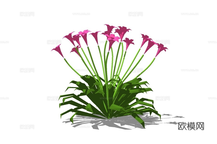 现代绿植花草su模型下载