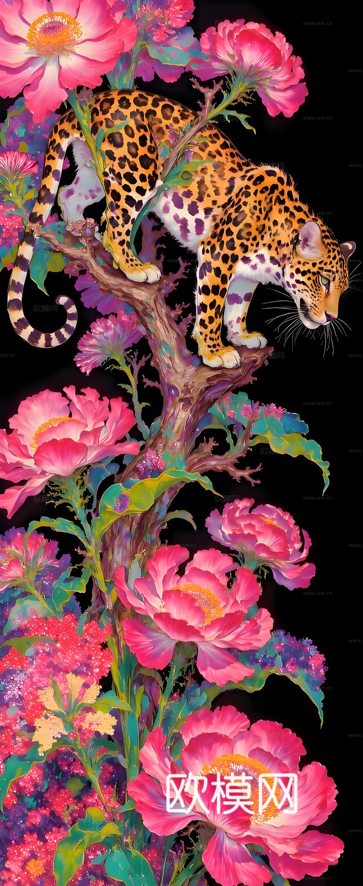 艺术动物挂画
