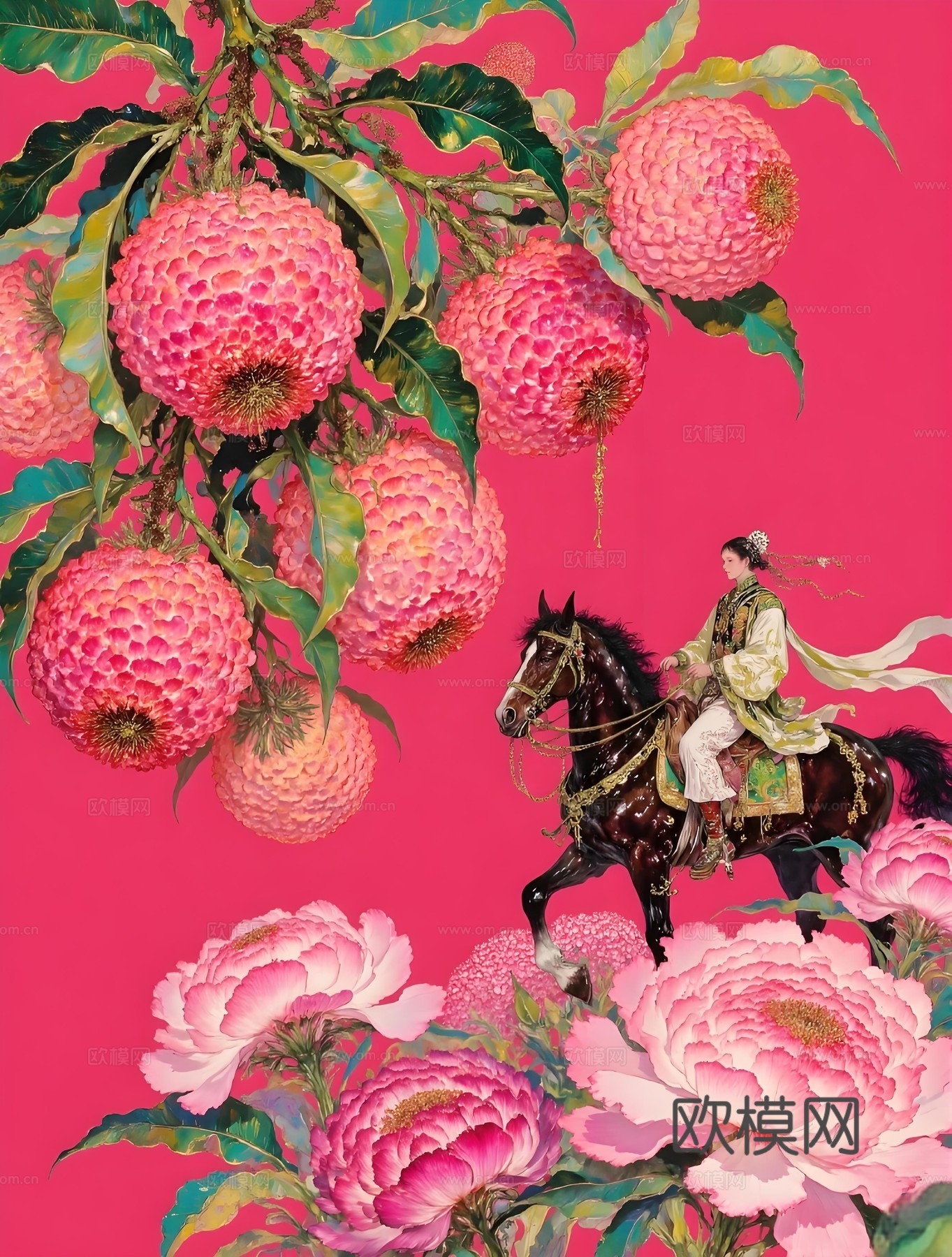 艺术动物挂画