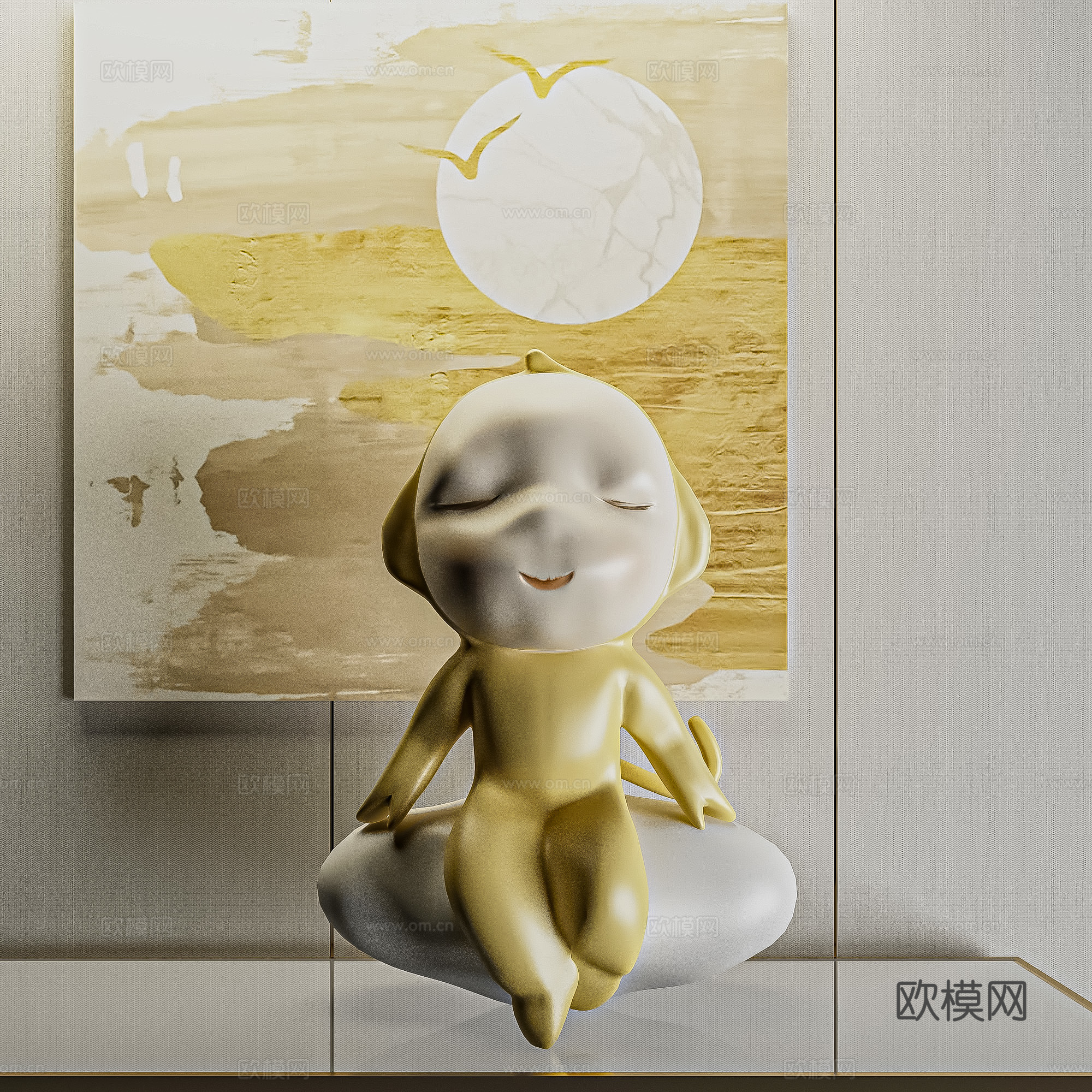 动物摆件3d模型