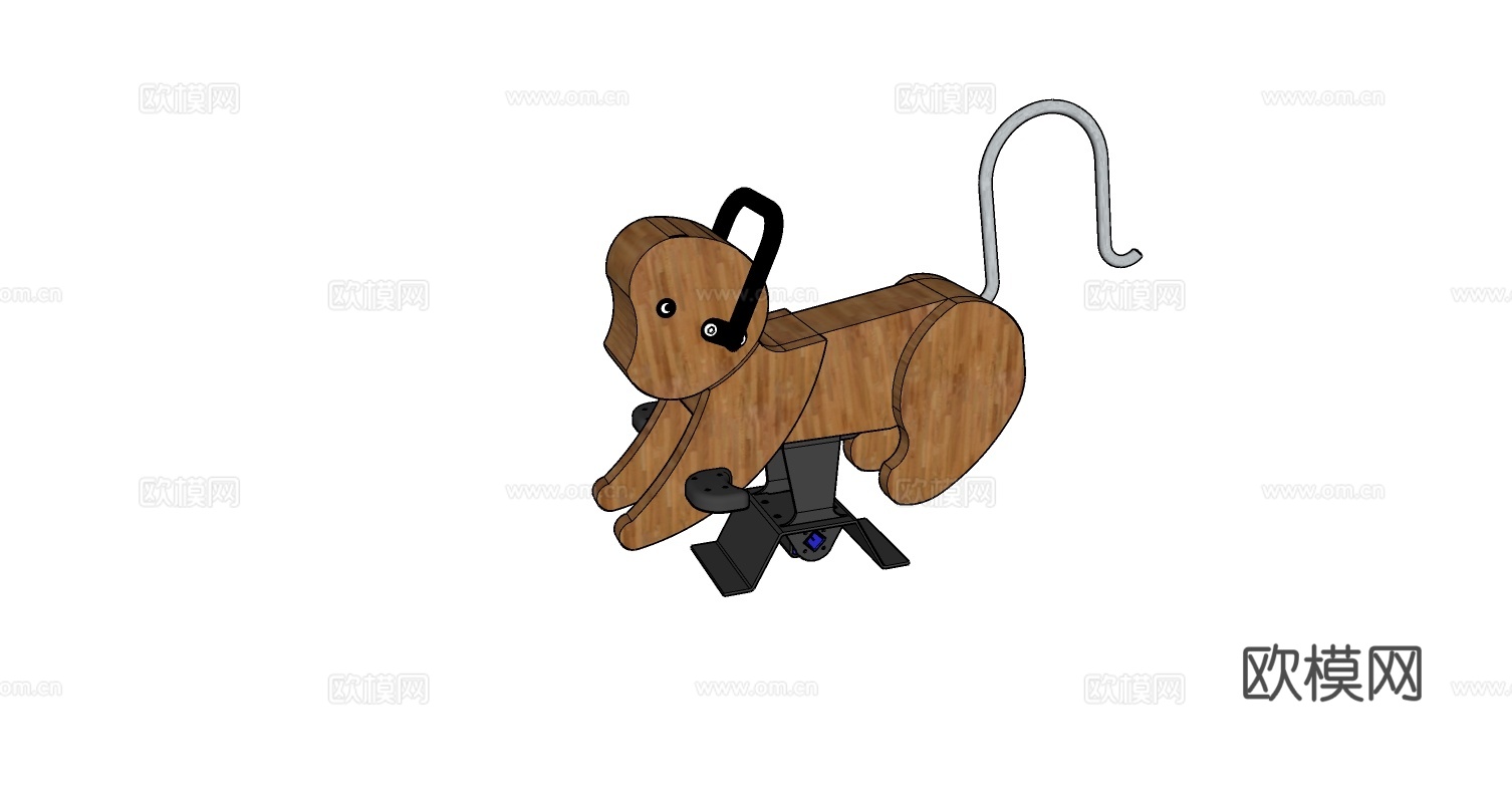 现代猴子摇摇乐su模型下载