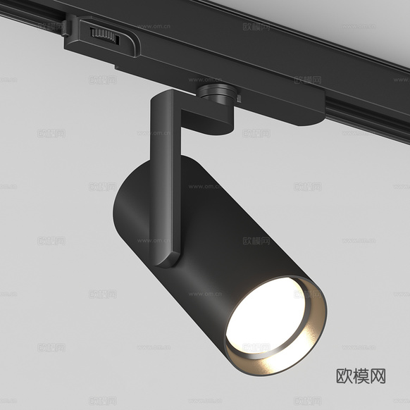 射燈 軌道射燈3d模型下載
