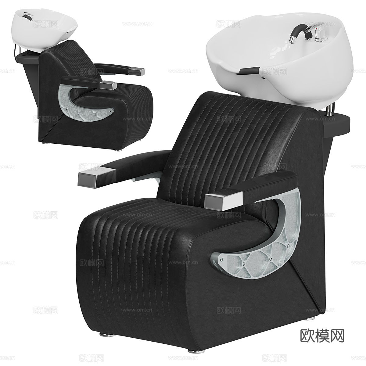 现代理发器材套装3d模型