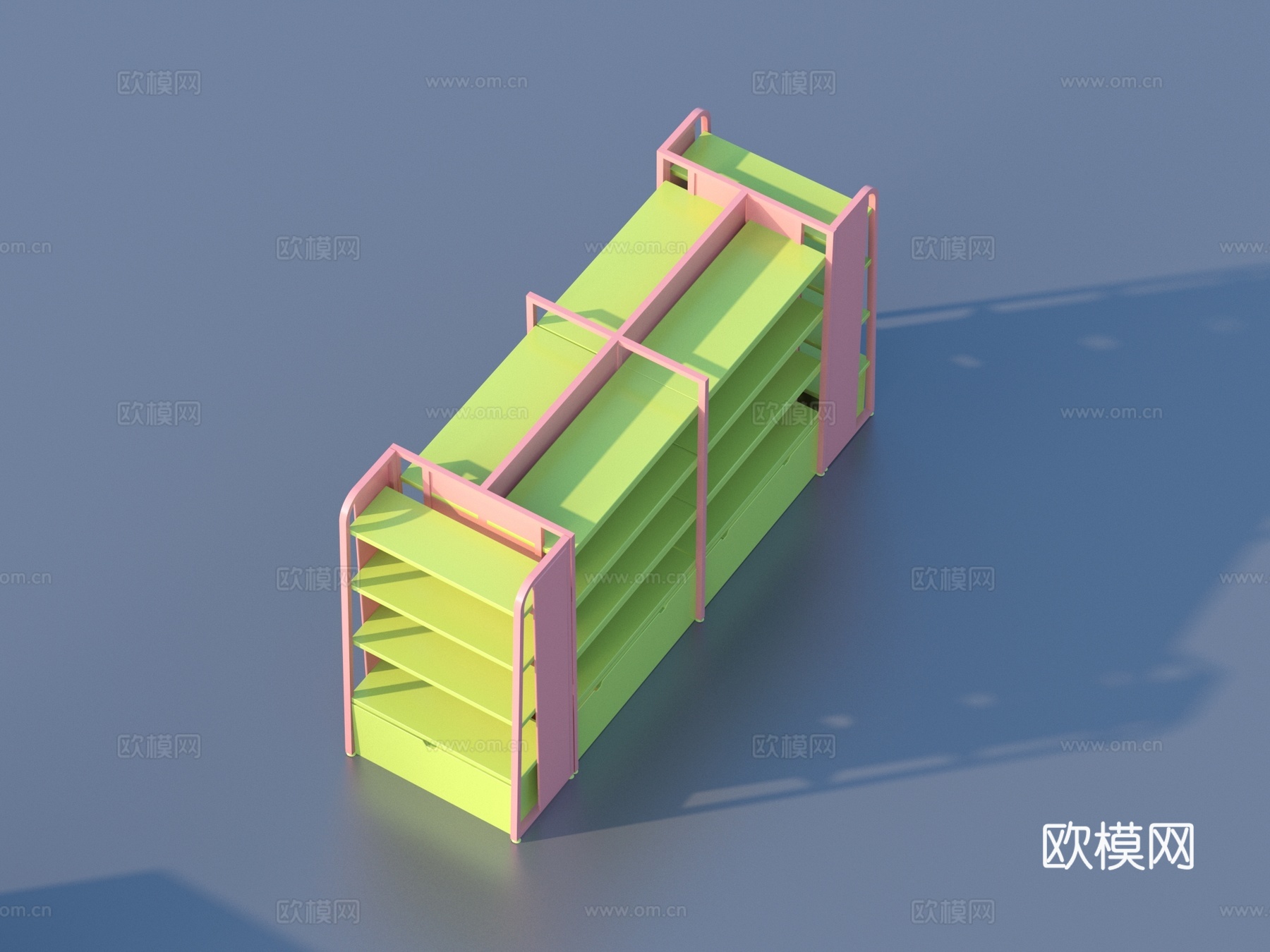 置物架 货架 柜台专卖场3d模型