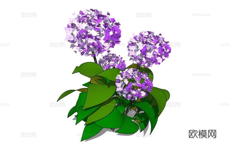 现代绿植花草su模型下载
