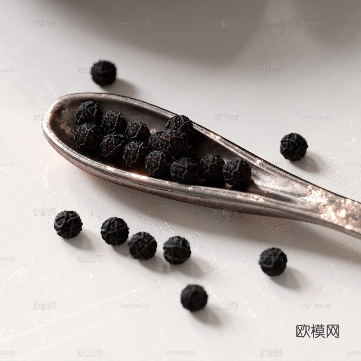 香料袋 香料 胡椒3d模型