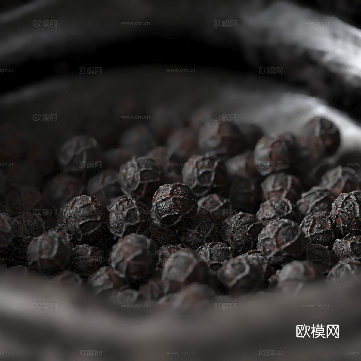 香料袋 香料 胡椒3d模型