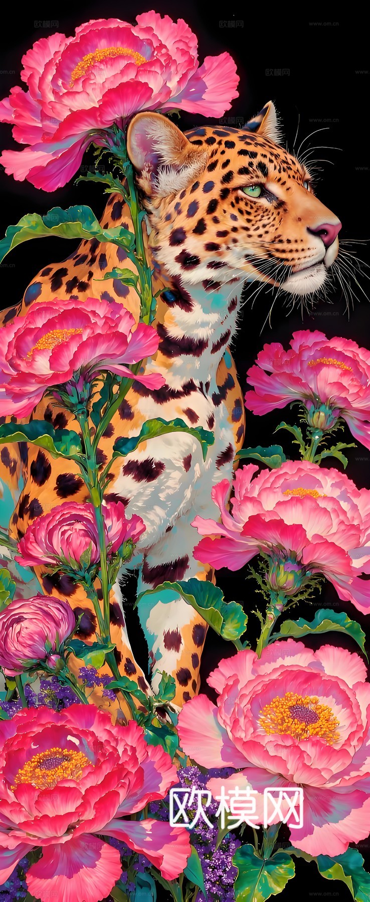 艺术动物挂画