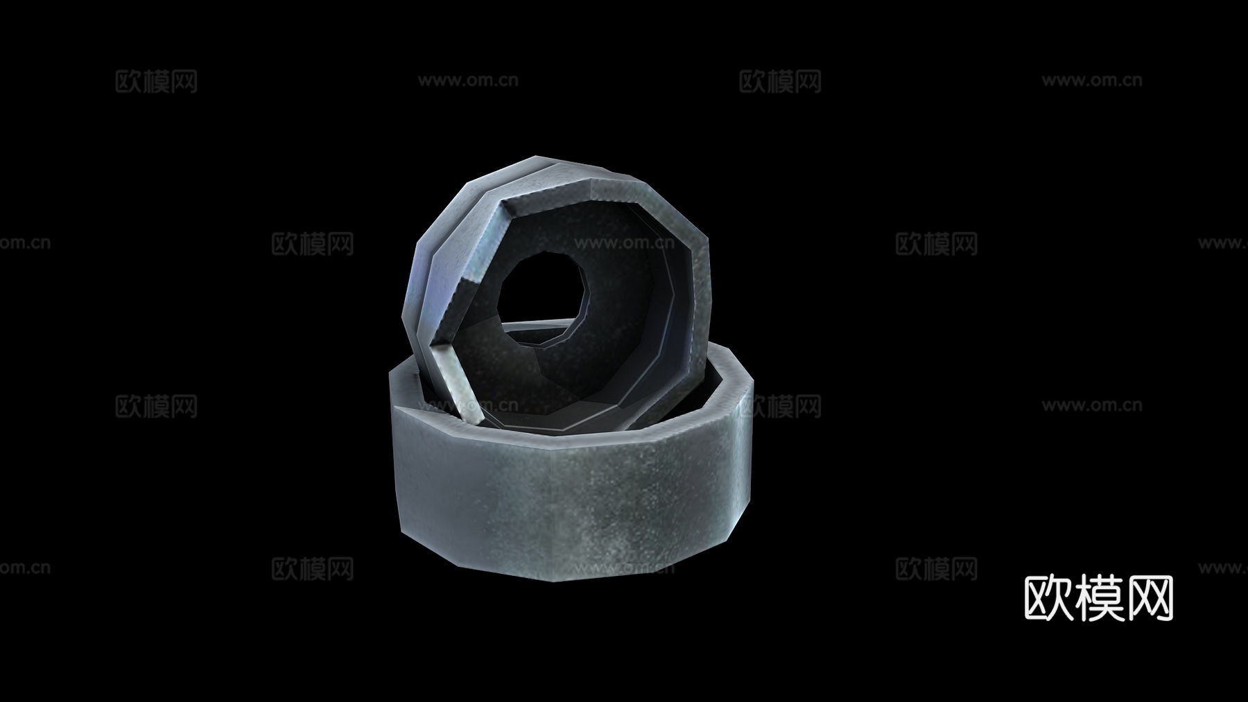 现代开孔器模具工业零件su模型下载