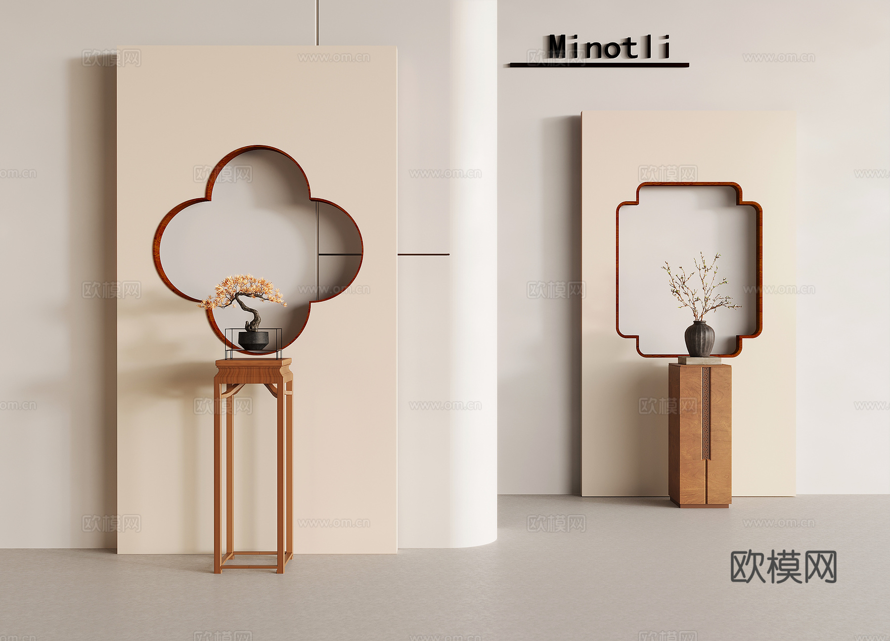 背景板3d模型