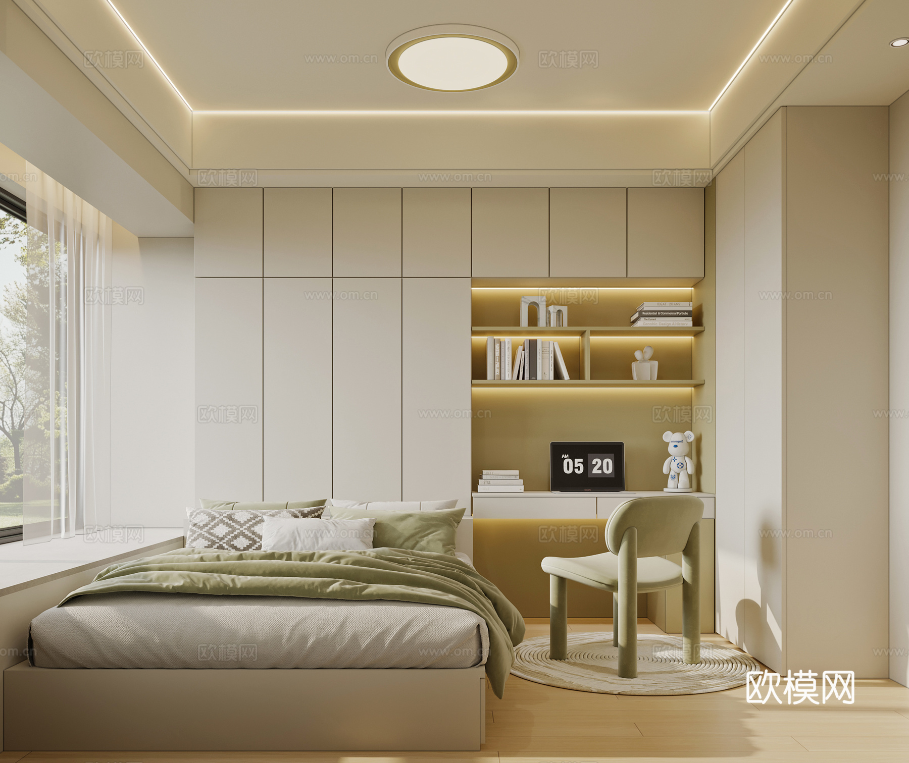 榻榻米儿童房3d模型