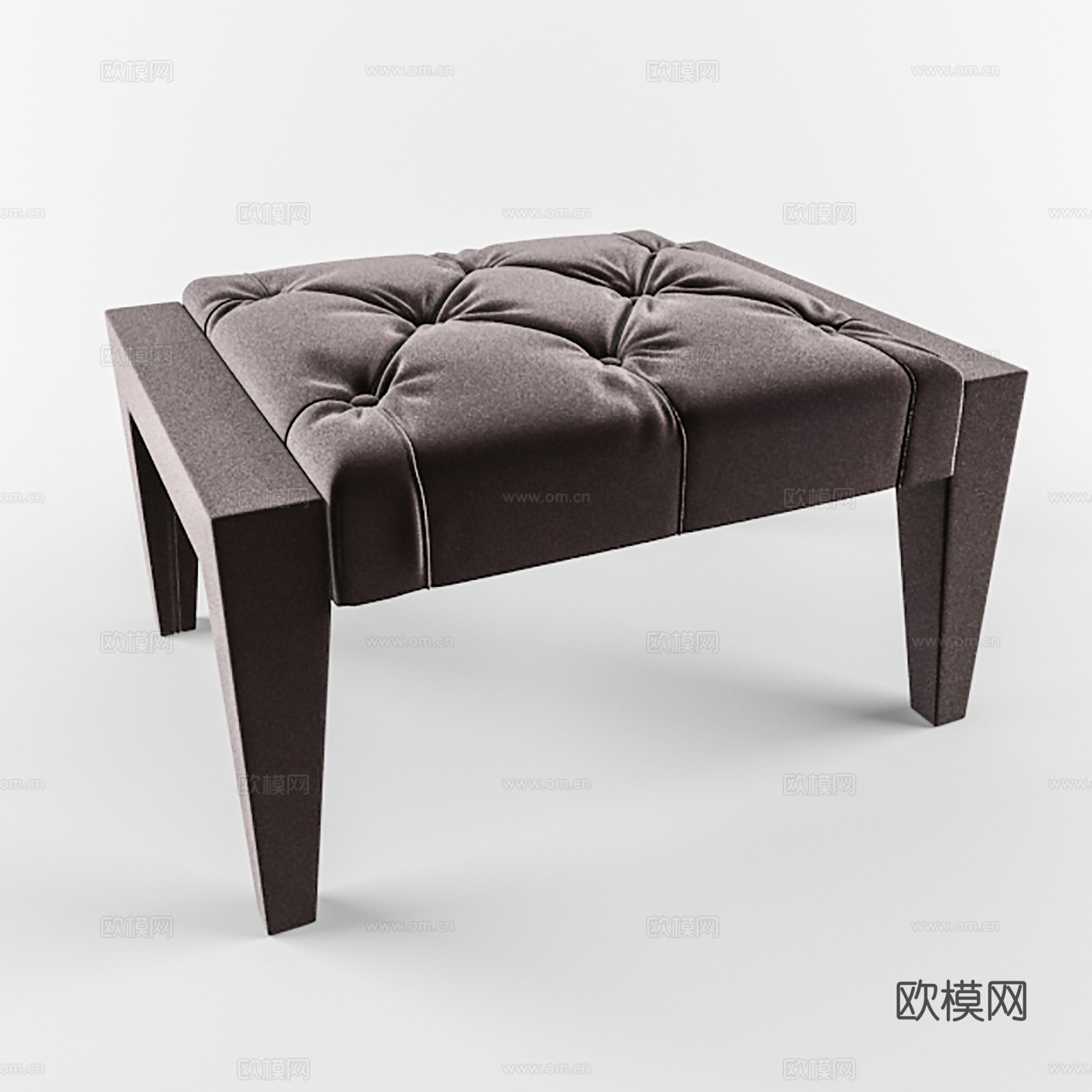 现代矮凳 换鞋凳  沙发凳3d模型
