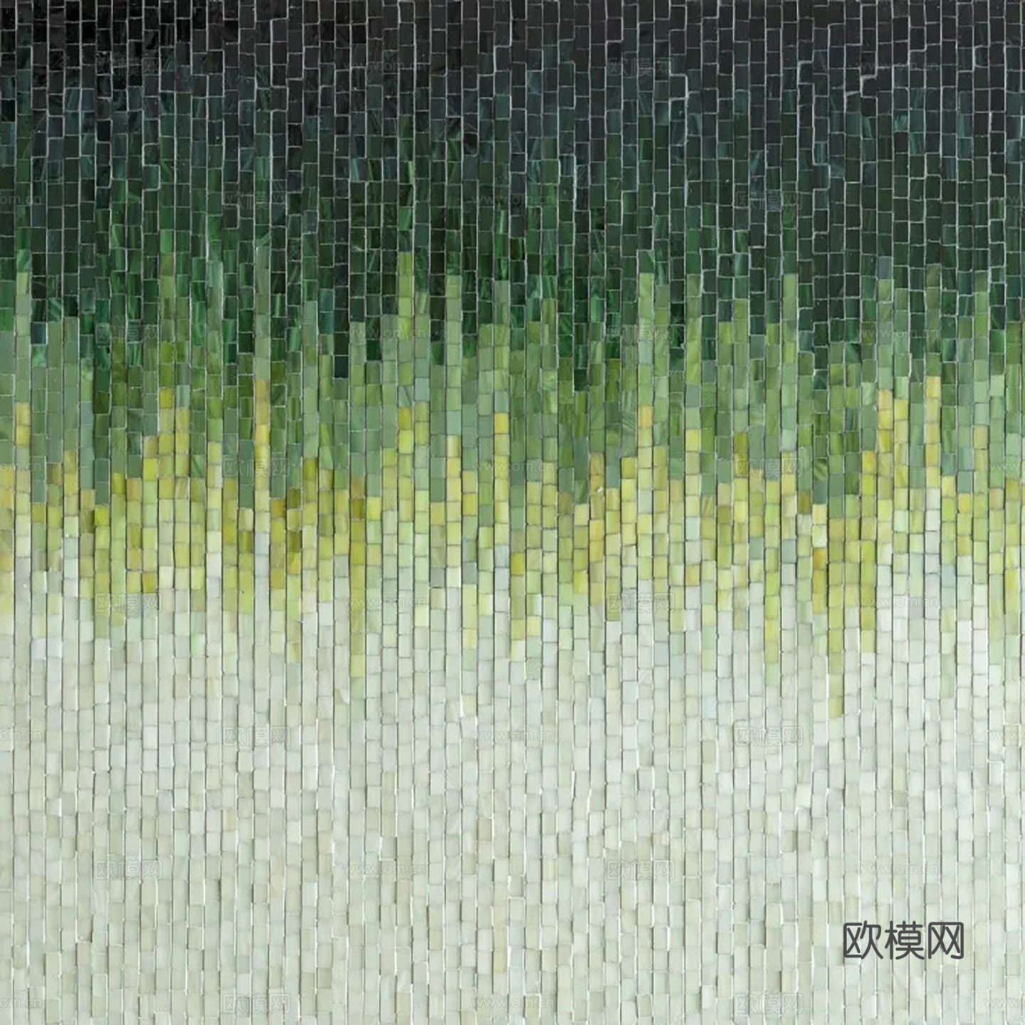 绿色渐变马赛克瓷砖