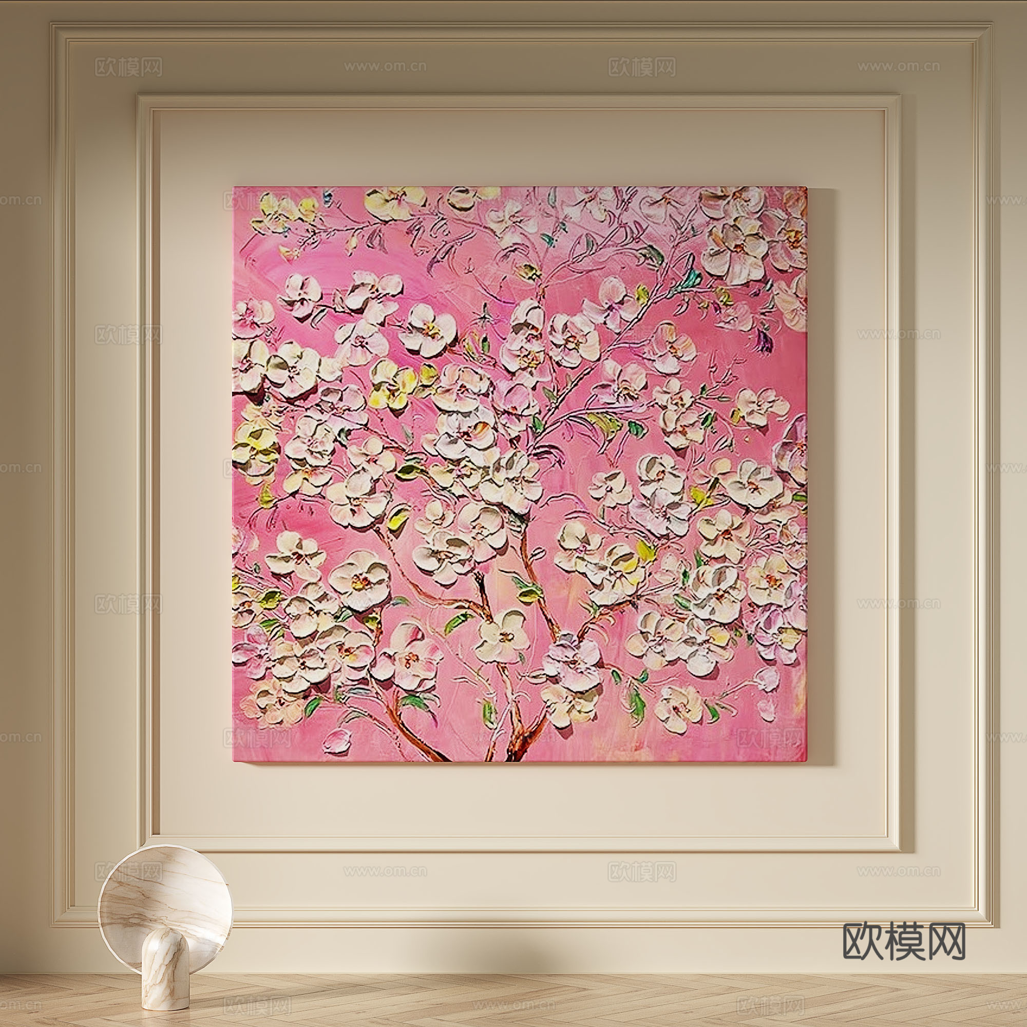 现代，奶油风，轻奢，侘寂，肌理，简约，抽象，装饰画3d模型