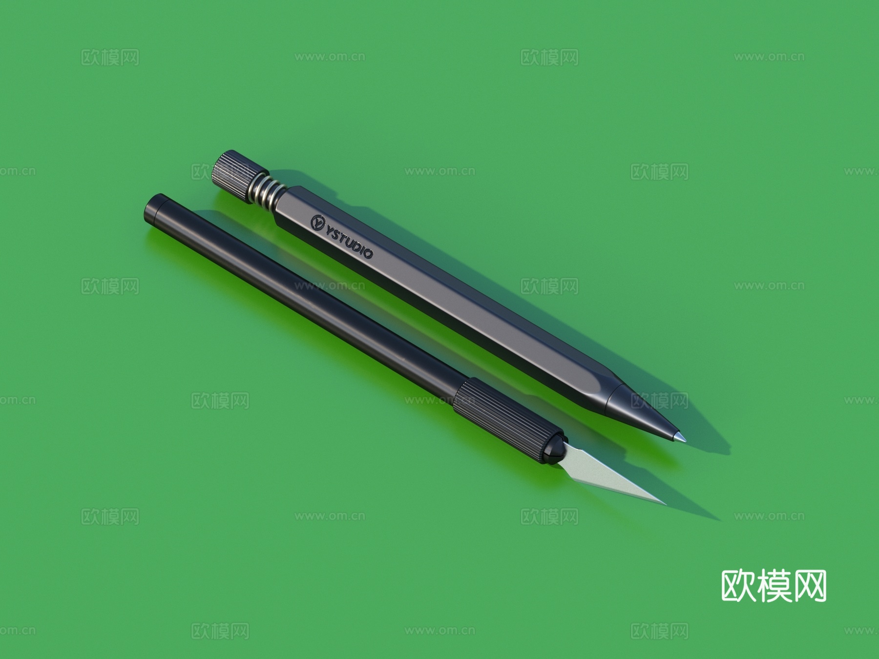 钢笔 圆珠笔 文具 学习用品su模型