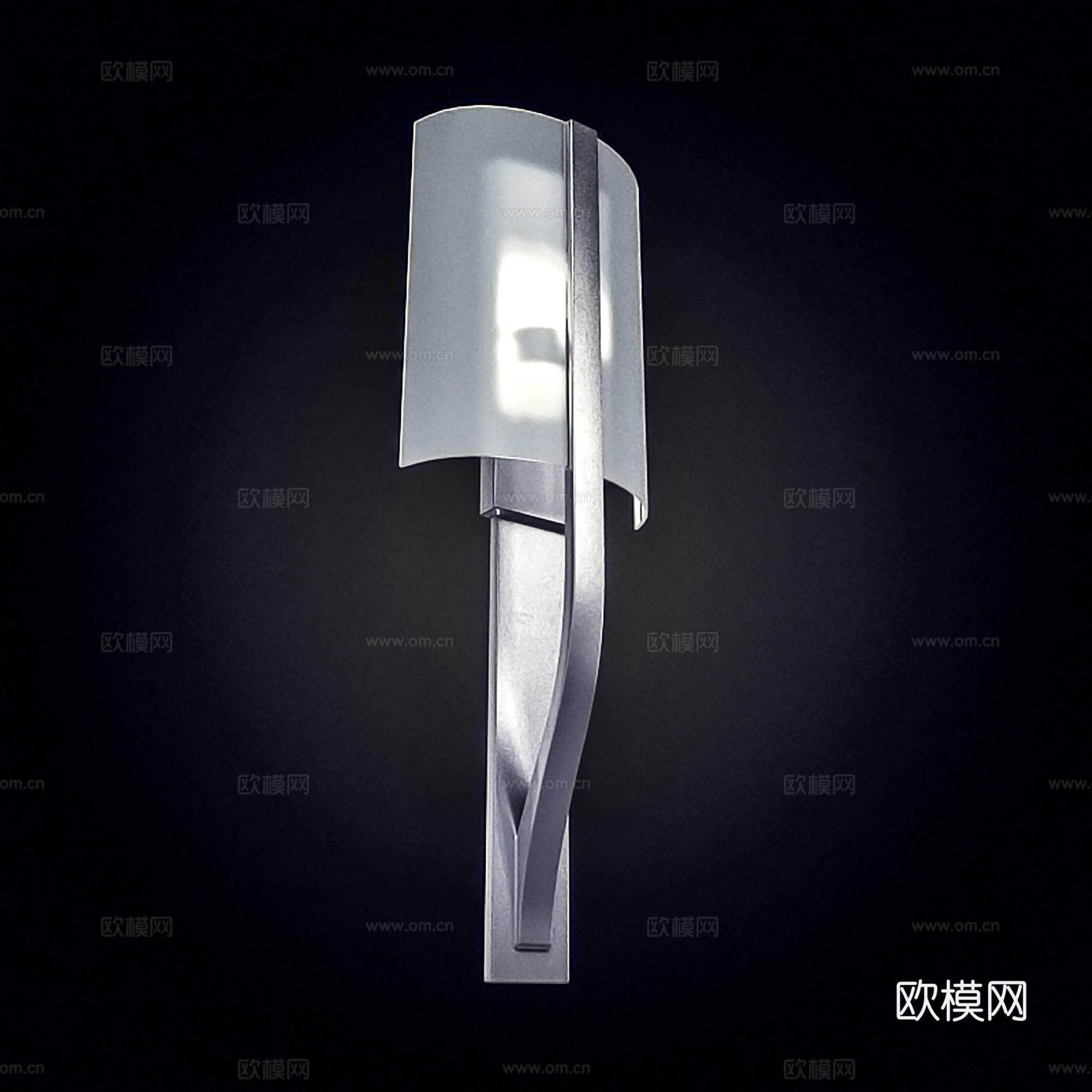 工业风壁灯 异形壁灯 床头灯3d模型