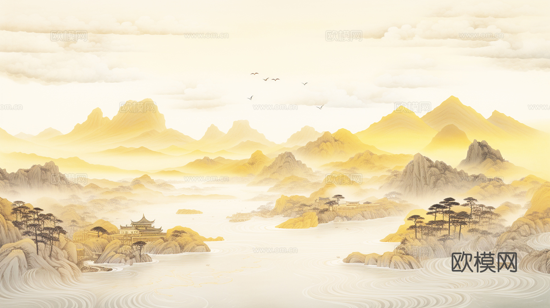 新中式挂画 国画 装饰画