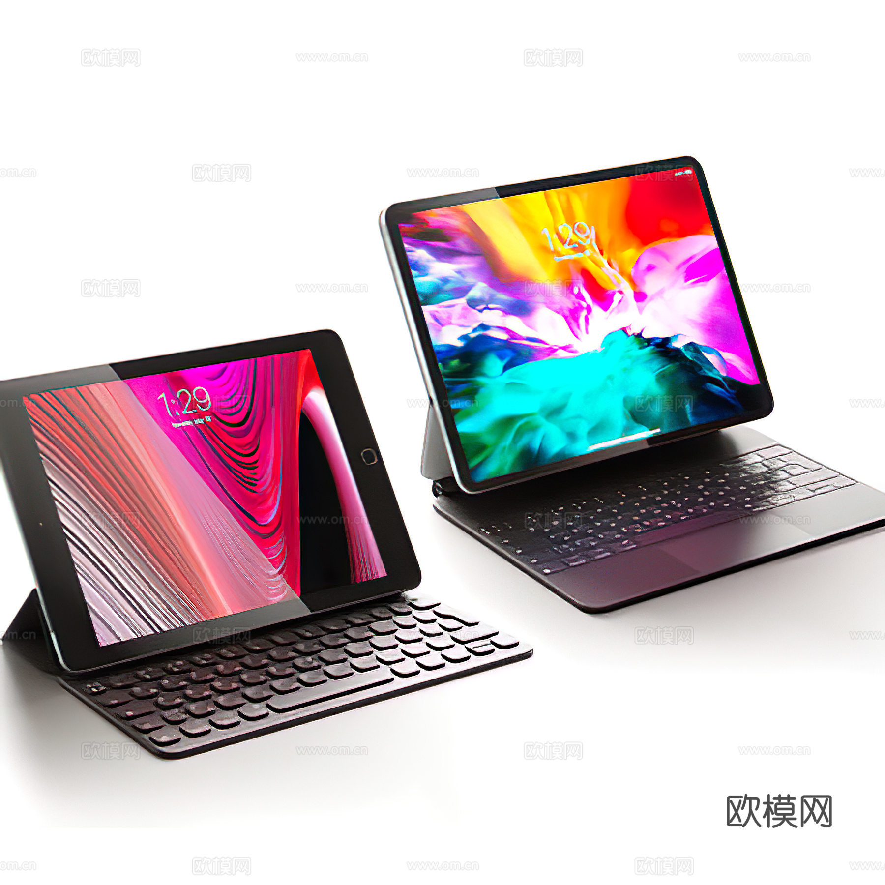 现代平板电脑su模型下载