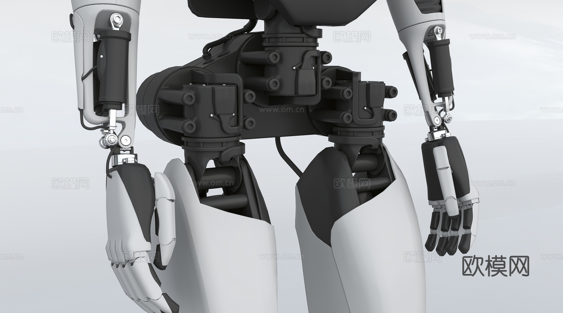 Tesla+Optimus+V2-特斯拉人形机器人3d模型