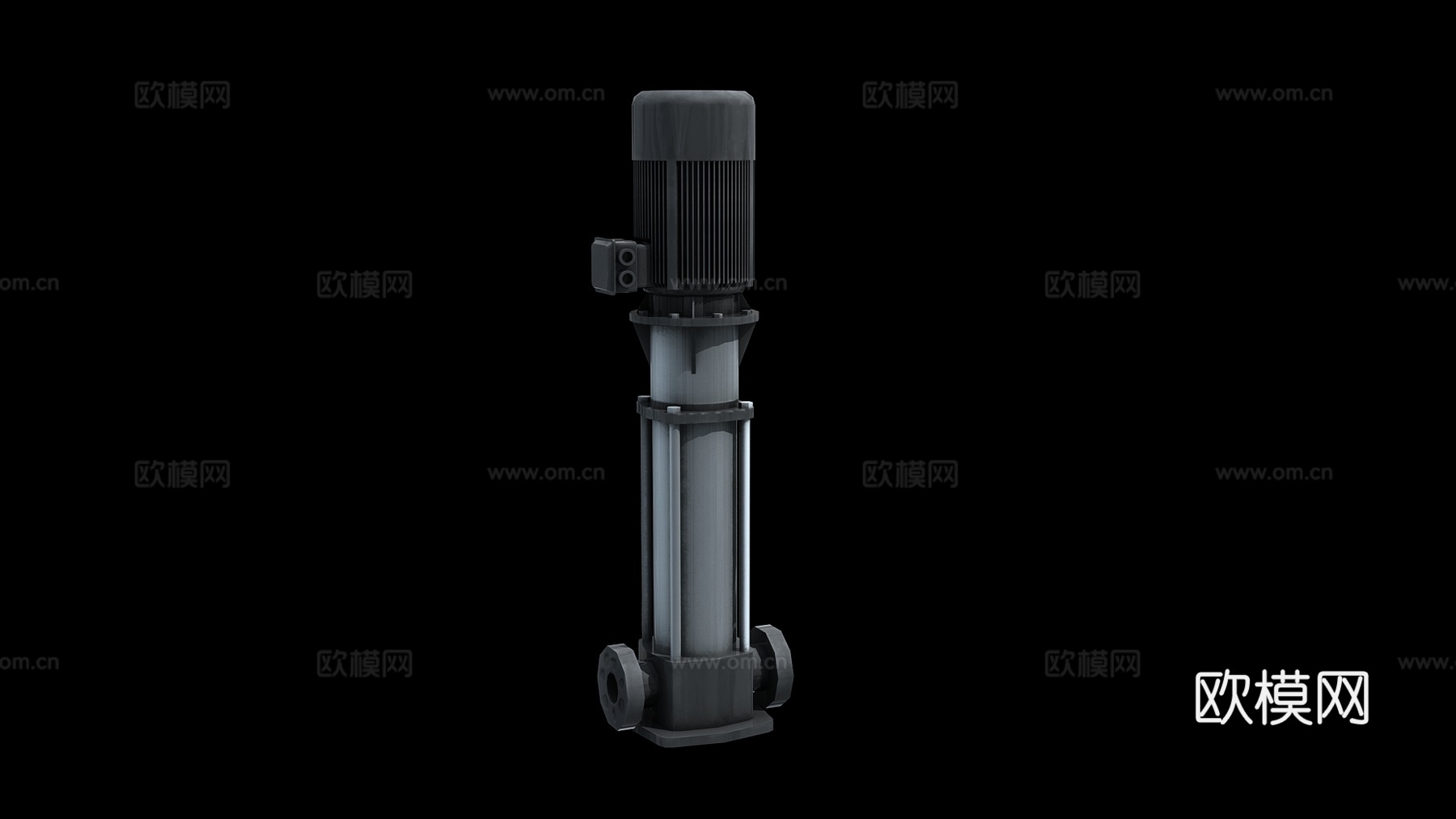 现代恒压变频机水泵工业设备su模型下载