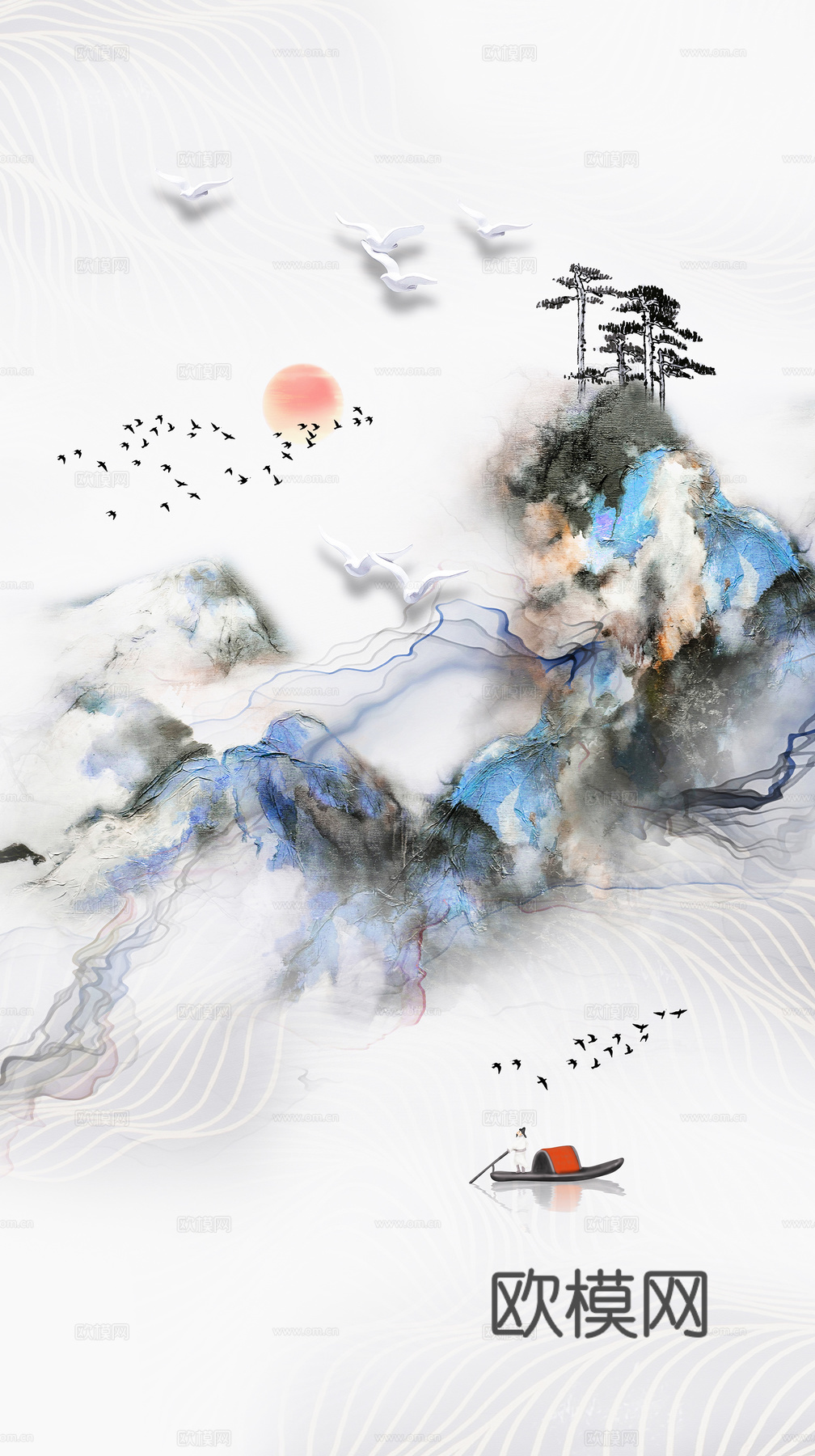 新中式挂画 国画 装饰画