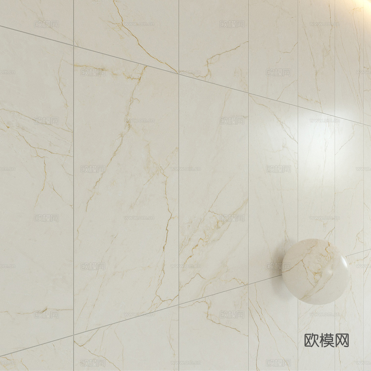 现代意式岩板 大理石 PU石材3d模型