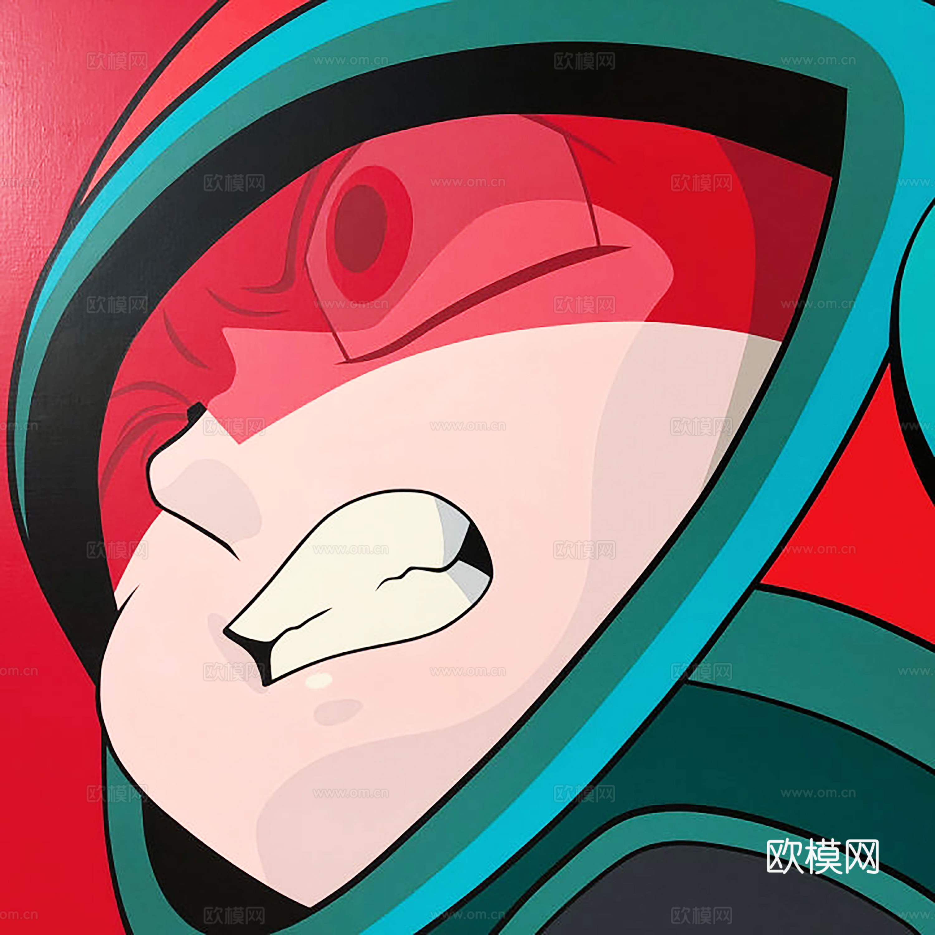 现代卡通挂画  人物挂画 装饰画