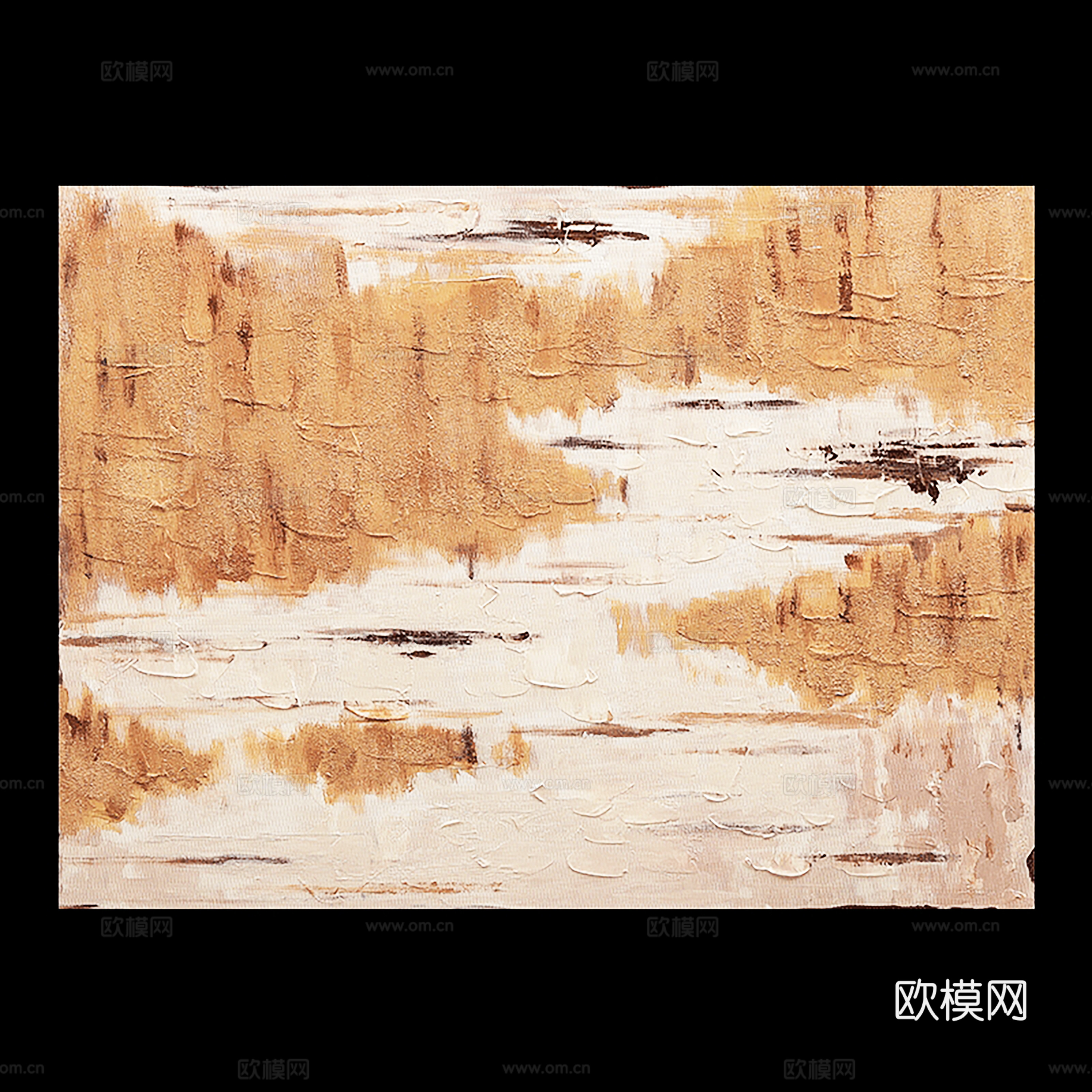 现代装饰画  简约挂画  抽象画肌理画