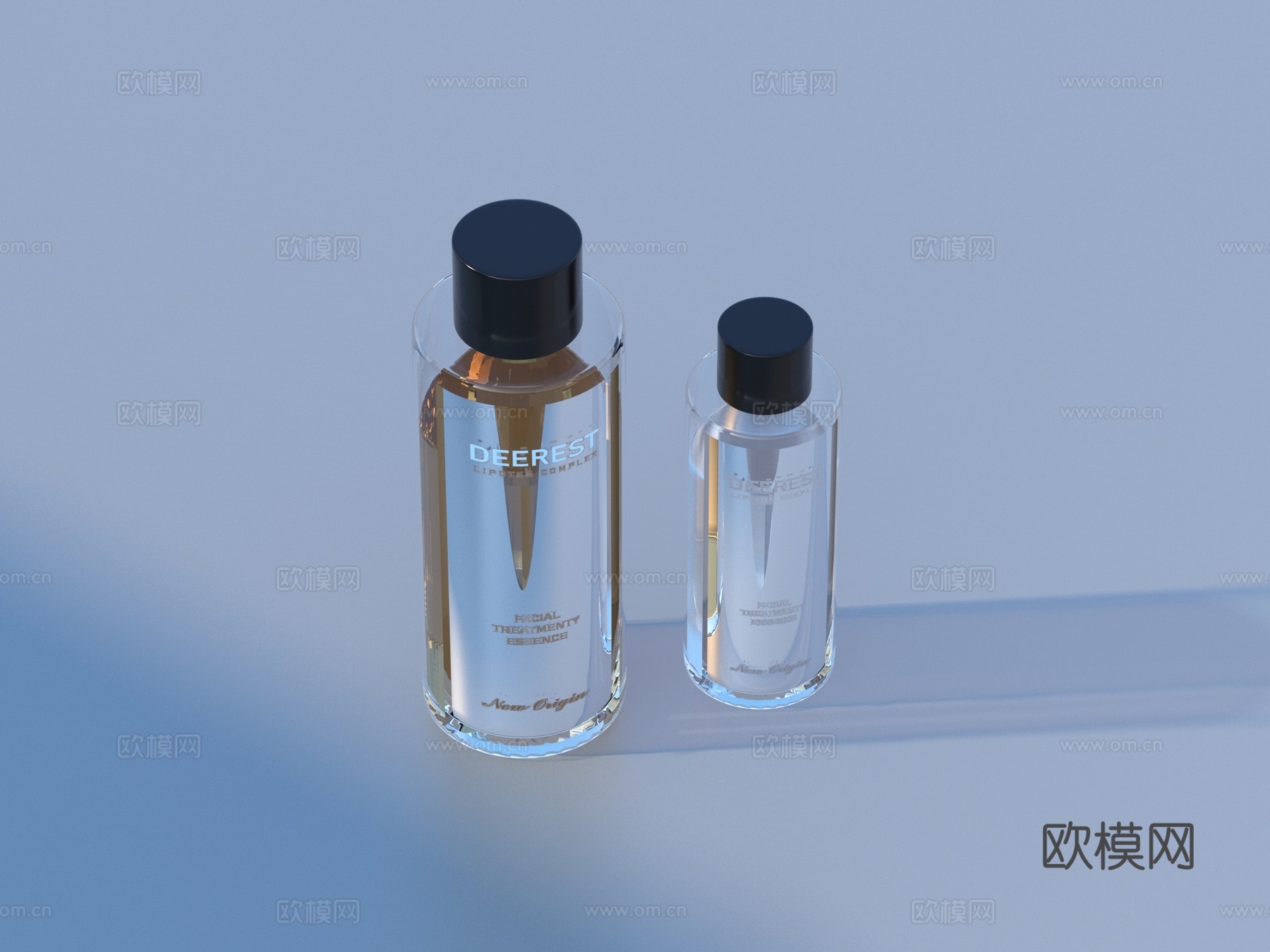 瓶子 化妆品 洗浴用品3d模型