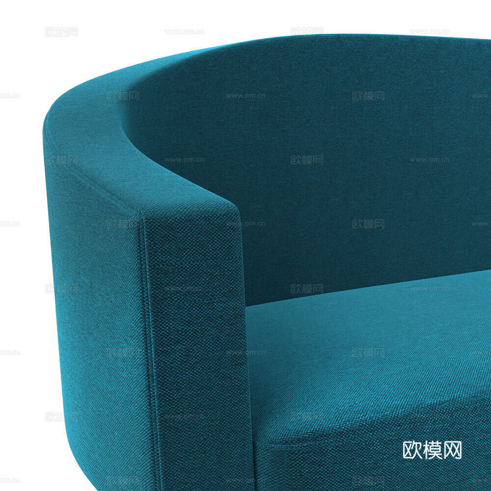 Nelson 意式轻奢沙发 双人沙发 布艺沙发 休闲沙发3d模型