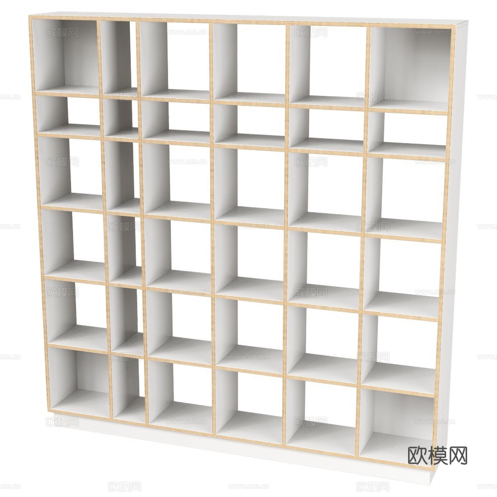 Radis 现代书架 展示架 装饰架 书柜 高柜 开放柜3d模型