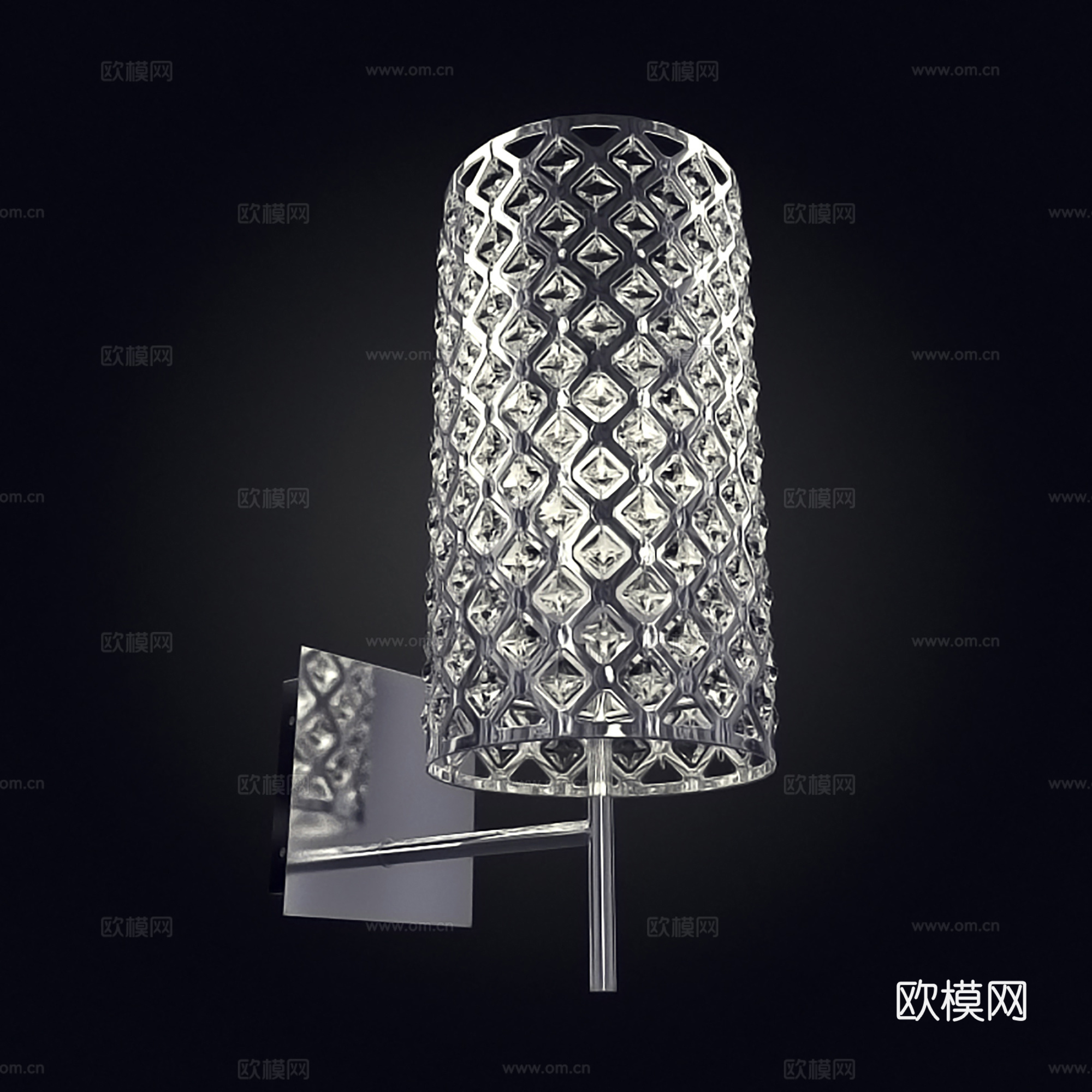 現(xiàn)代壁燈   水晶壁燈 簡約壁燈3d模型下載