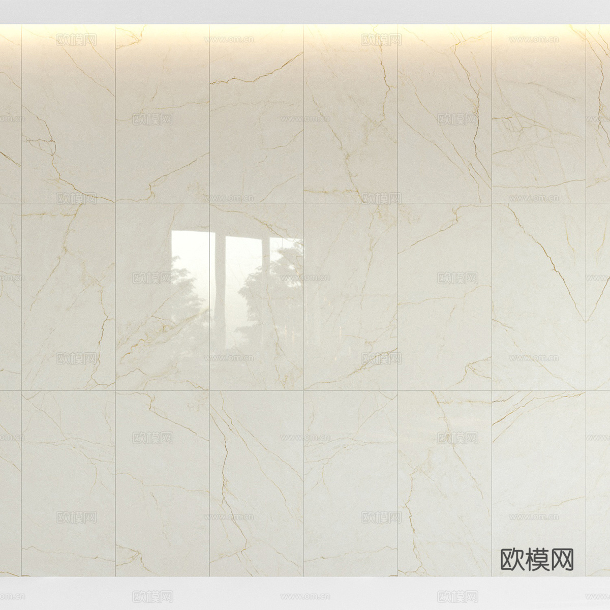 现代意式岩板 大理石 PU石材3d模型