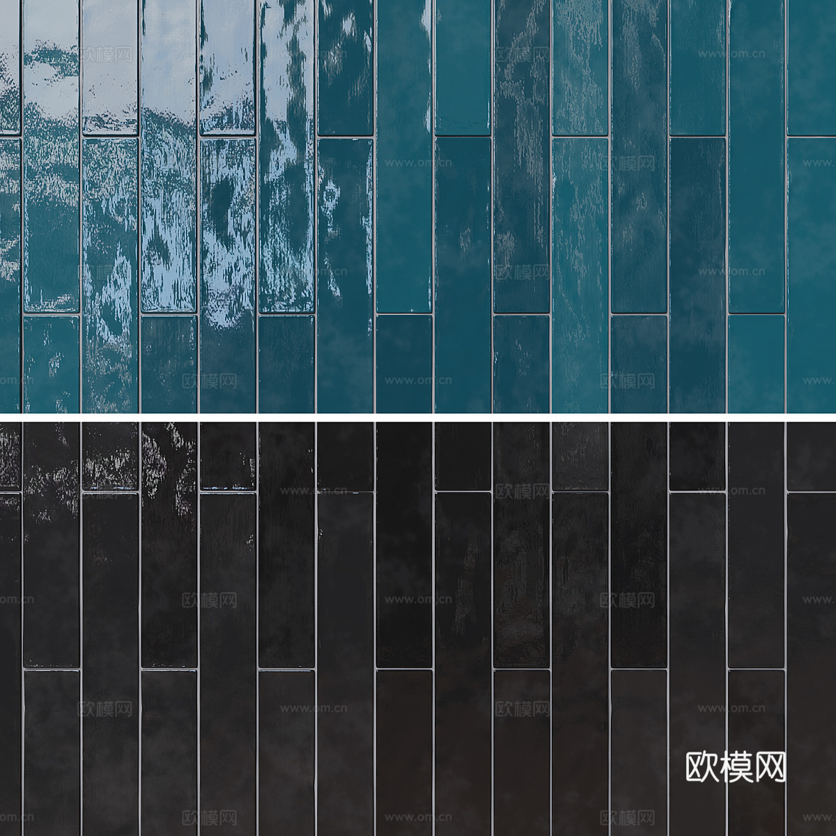 新中式瓷砖 花砖 马赛克瓷砖3d模型