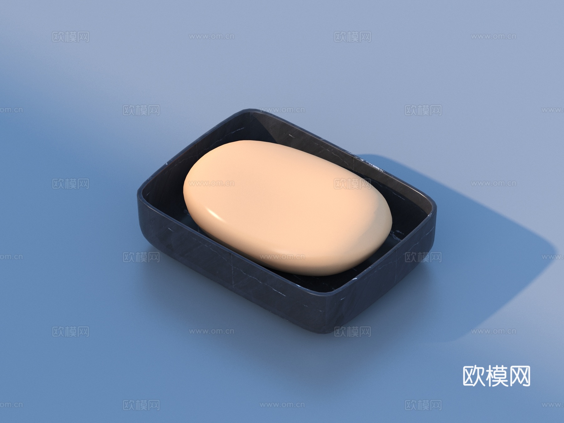 肥皂盒 香皂3d模型